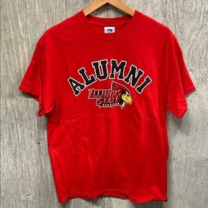 Red Illinois State Redbirds Alumni T-Shirt Medium